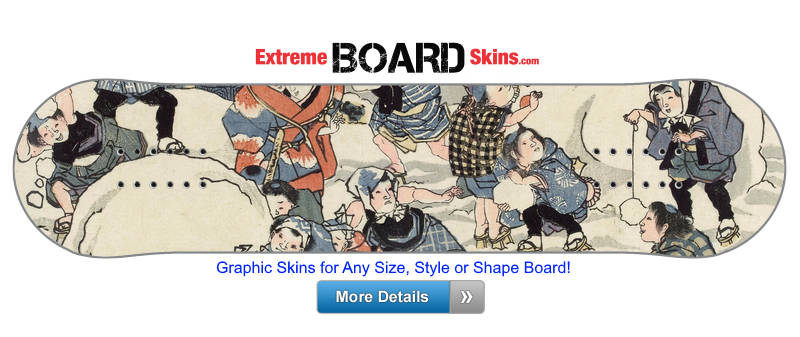 Buy Board Skin Asian Snow Board Skin