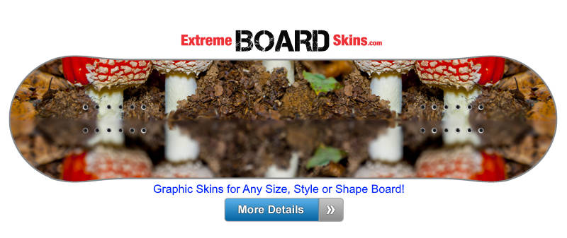 Buy Board Skin Nature Shrooms Board Skin