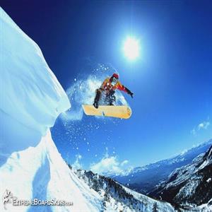 Snowboard and Sun