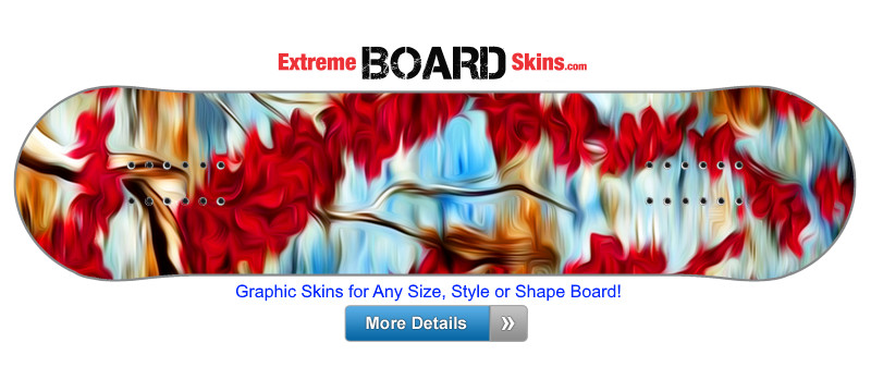 Buy Board Skin Abstract Cherry Board Skin