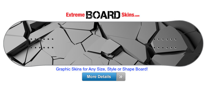 Buy Board Skin Abstract Dgray Break Board Skin