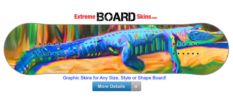 Buy Board Skin Abstract Gator Board Skin