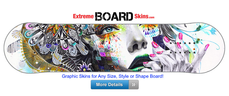 Buy Board Skin Abstract Girl Board Skin