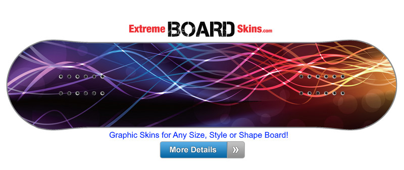 Buy Board Skin Abstract Glow Board Skin