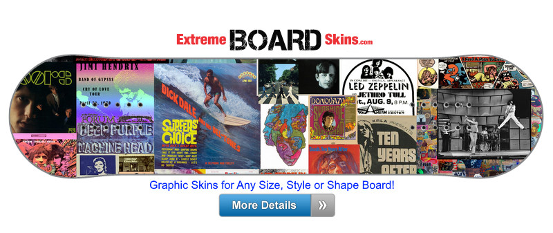 Buy Board Skin Abstract Hits Board Skin