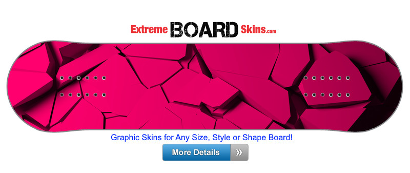 Buy Board Skin Abstract Pink Break Board Skin