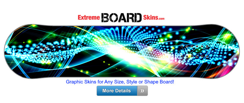 Buy Board Skin Abstract Wave Board Skin