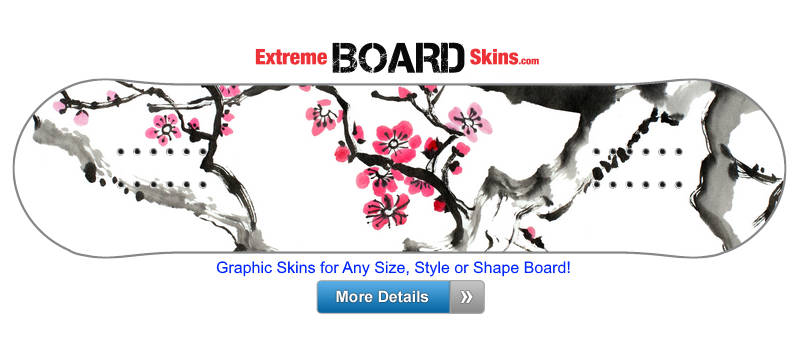 Buy Board Skin Asian Blossom Board Skin