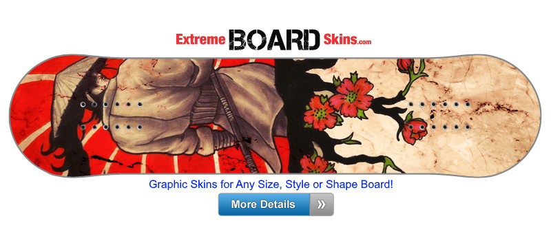 Buy Board Skin Asian Samurai Board Skin