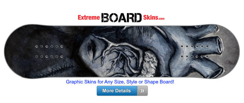 Buy Board Skin Biomechanical Brain Board Skin