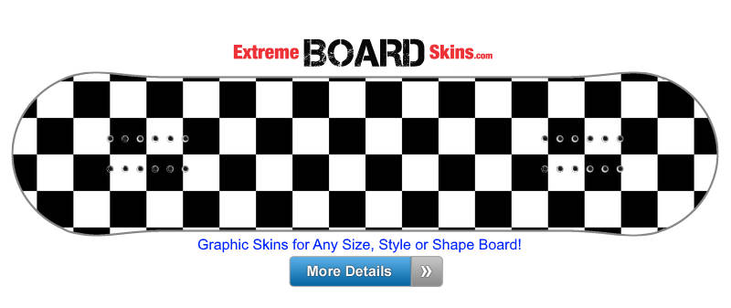 Buy Board Skin Blackwhite Checker Board Skin