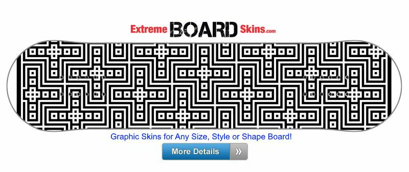 Buy Board Skin Blackwhite Cross Board Skin