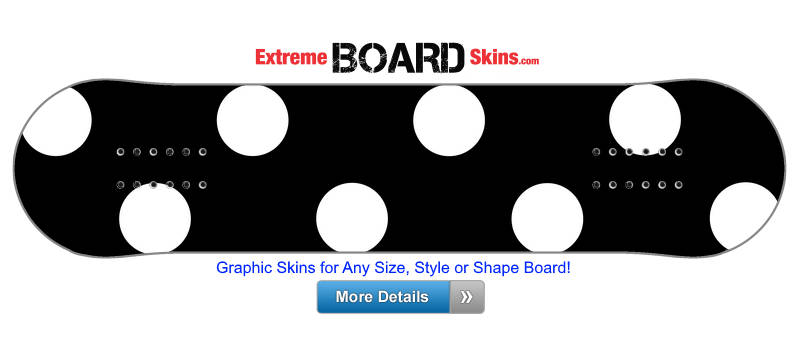 Buy Board Skin Blackwhite Dots Board Skin