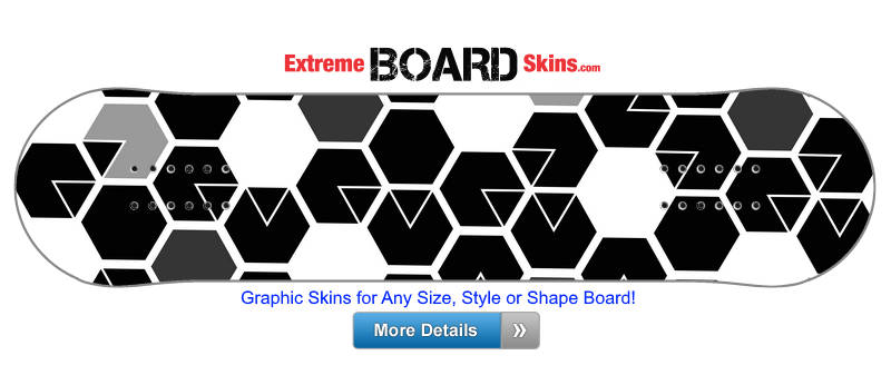 Buy Board Skin Blackwhite Pattern Board Skin