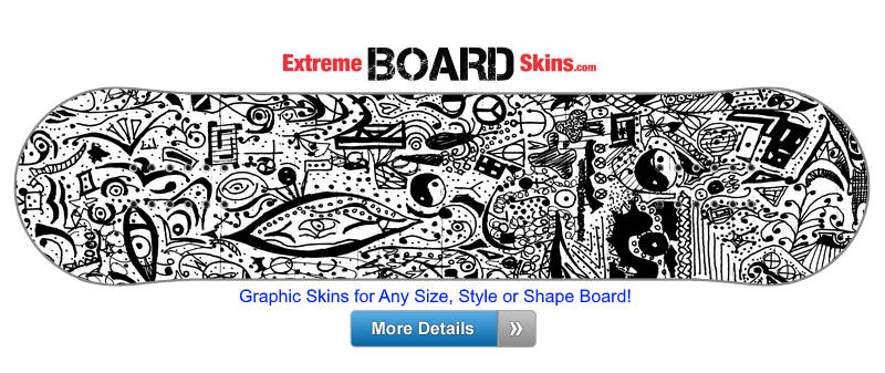 Buy Board Skin Blackwhite Psy Board Skin
