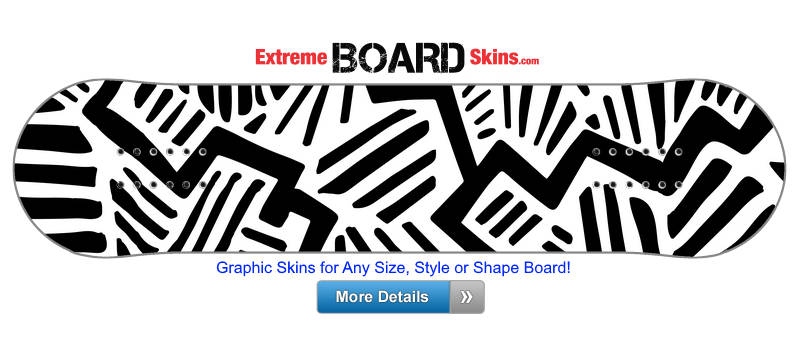 Buy Board Skin Blackwhite Rad Board Skin