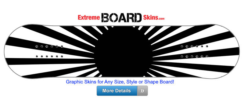 Buy Board Skin Blackwhite Sun Board Skin