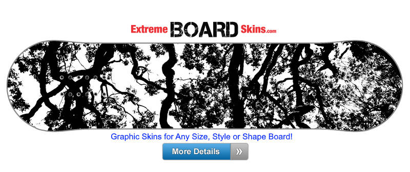 Buy Board Skin Blackwhite Trees Board Skin