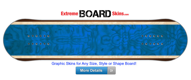 Buy Board Skin Woodgrain Blue Dd Board Skin