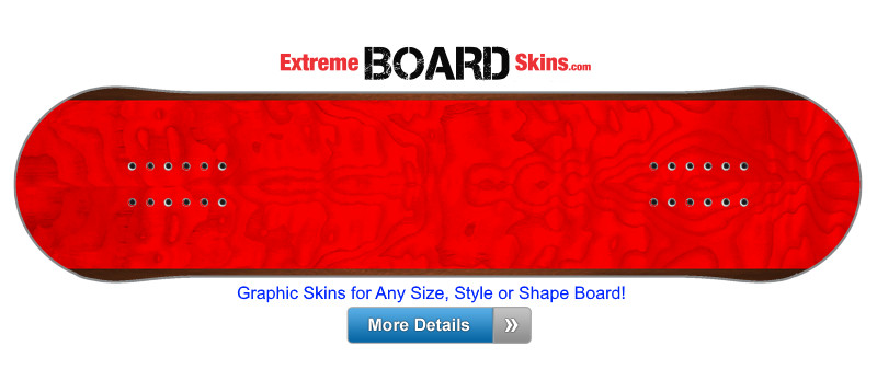 Buy Board Skin Woodgrain Red Double Board Skin