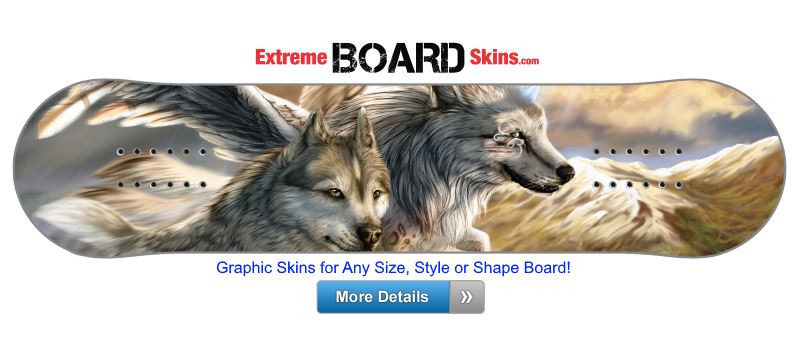 Buy Board Skin Fantasy Wolves Board Skin