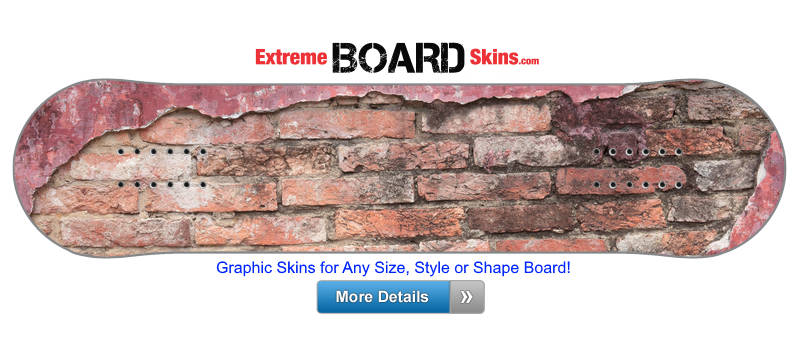 Buy Board Skin Grunge Brick Board Skin