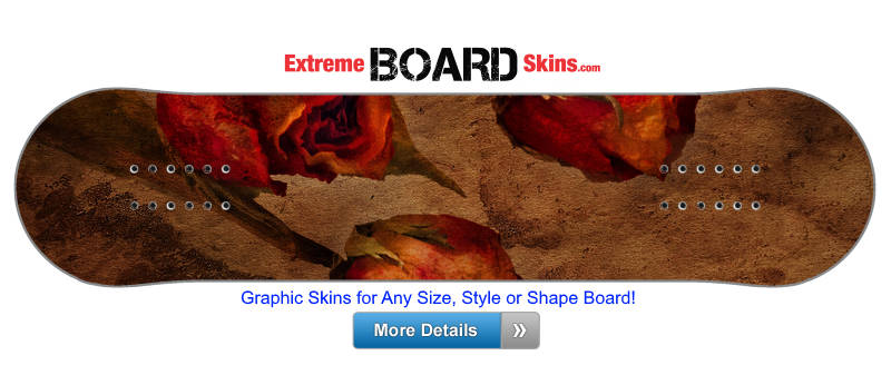 Buy Board Skin Grunge Flower Board Skin