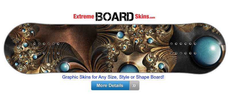 Buy Board Skin Jfractal Gold Board Skin