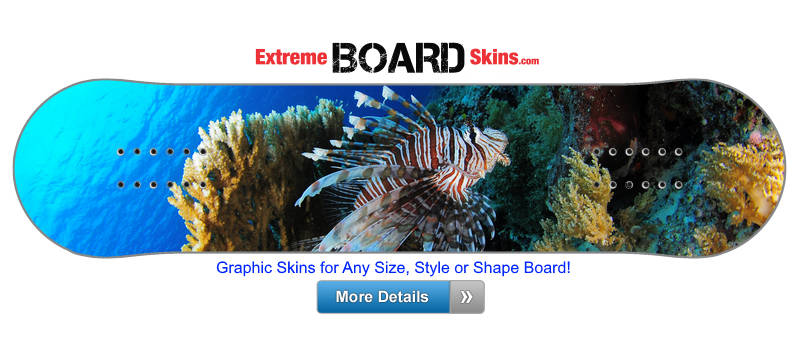 Buy Board Skin Nature Lionfish Board Skin
