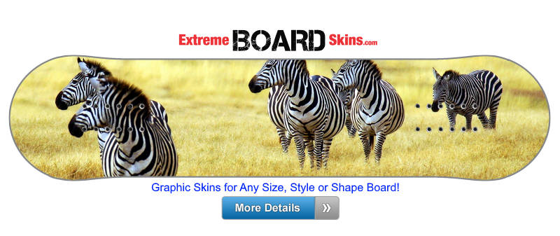 Buy Board Skin Nature Zebra Board Skin