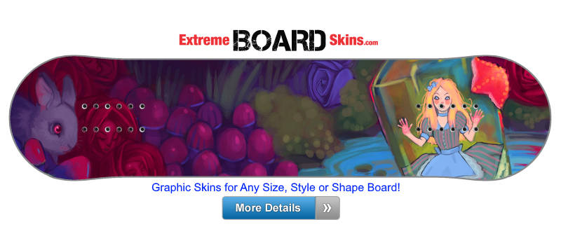 Buy Board Skin Psychedelic Alice Board Skin