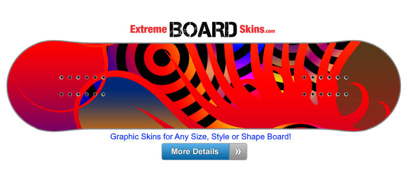 Buy Board Skin Psychedelic Curve Board Skin