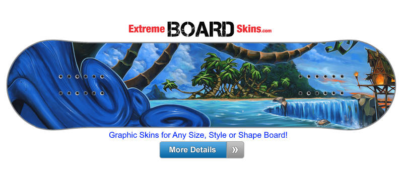 Buy Board Skin Scene Waterfall Board Skin