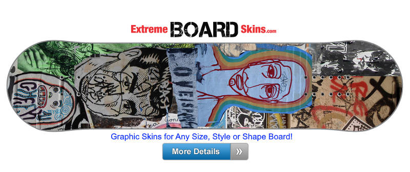 Buy Board Skin Street Graffiti Board Skin
