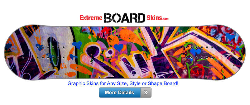 Buy Board Skin Street Orange Board Skin
