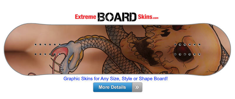 Buy Board Skin Trampstamp Snake Board Skin